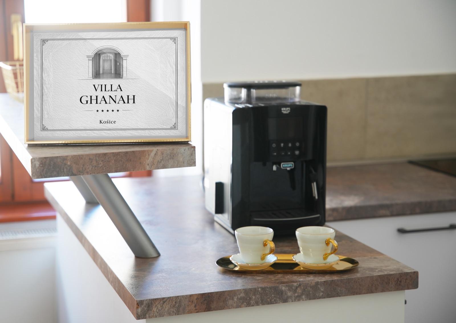 Espresso station in the apartment