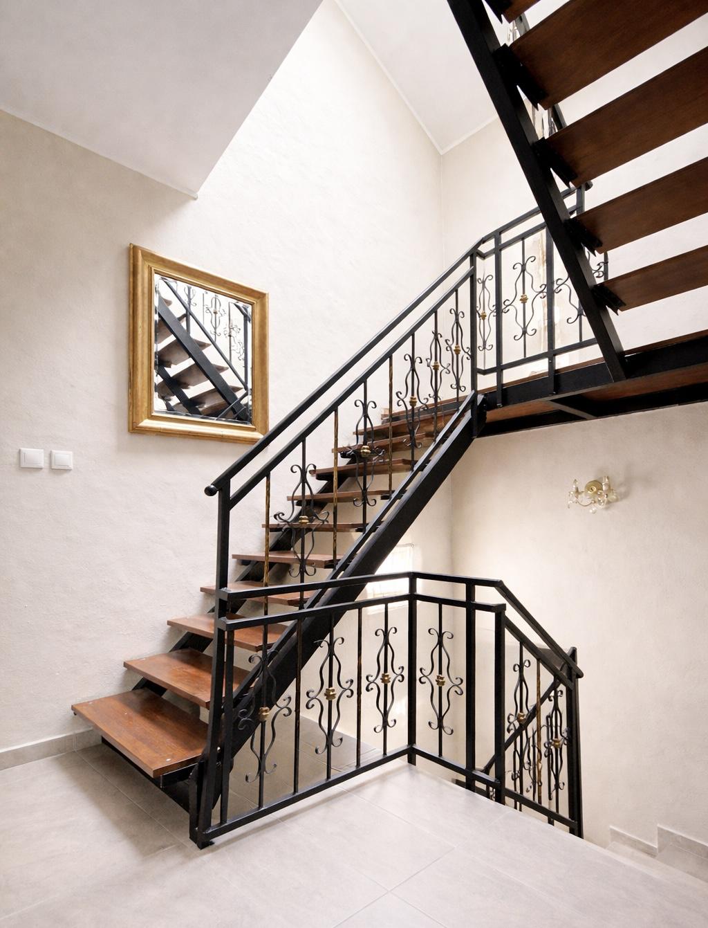 Elegant staircase detail in the building